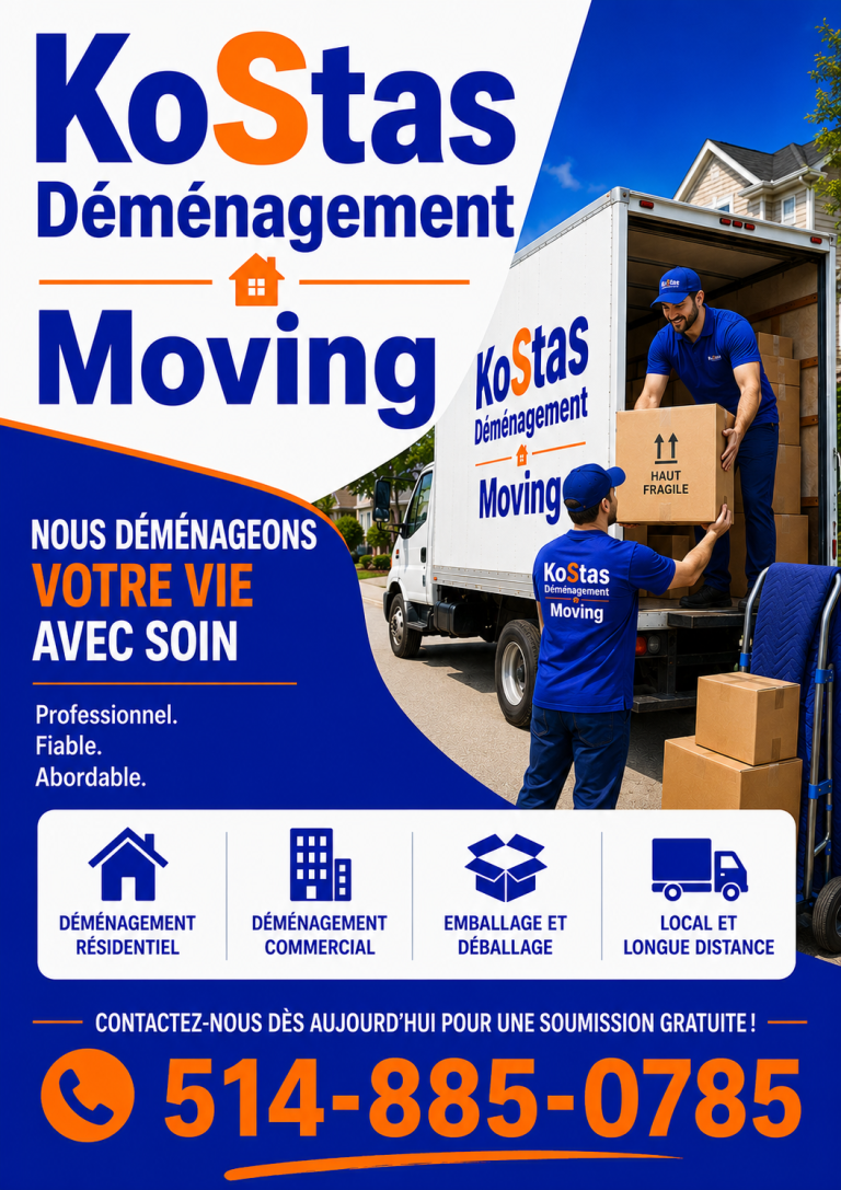 KoStas Déménagement — Services